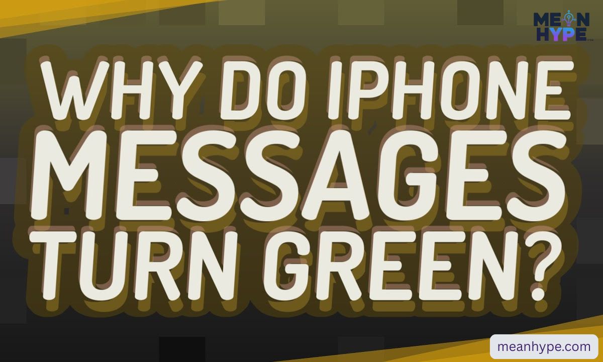 green text meaning on iPhone