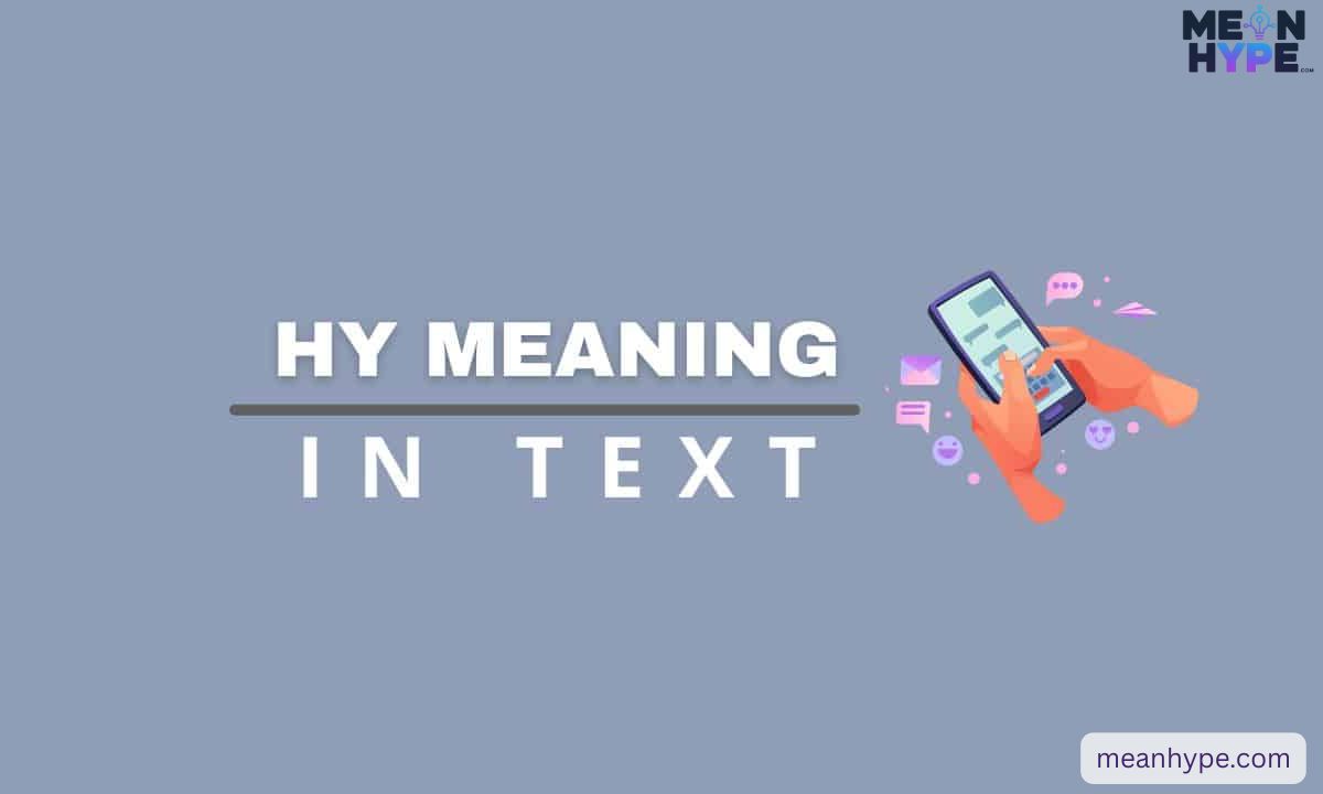 HY meaning in text