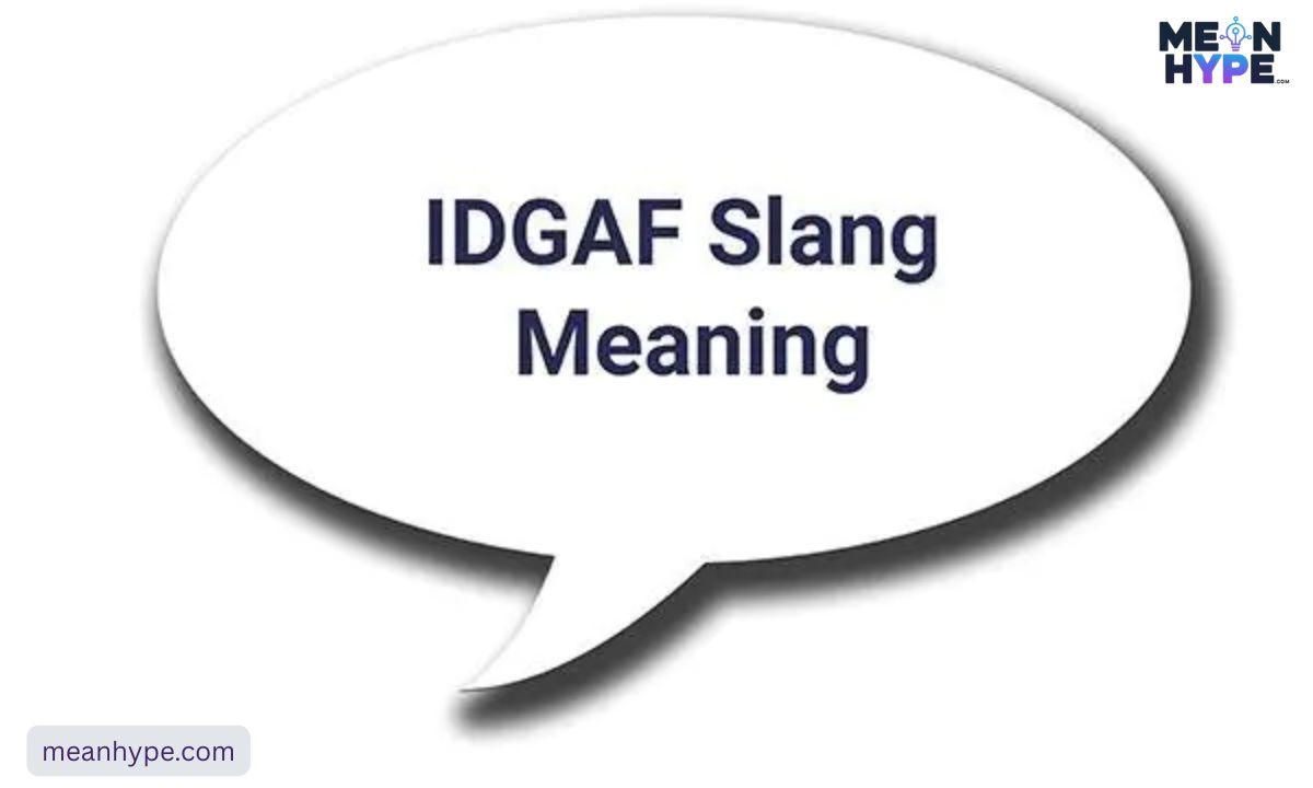 what does IDGAF mean in text
