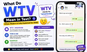 what do WTV mean in text