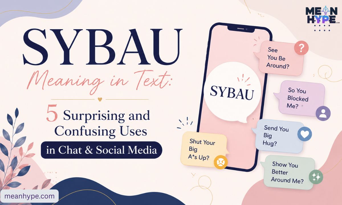 SYBAU meaning in text