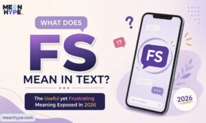 what does FS mean in text