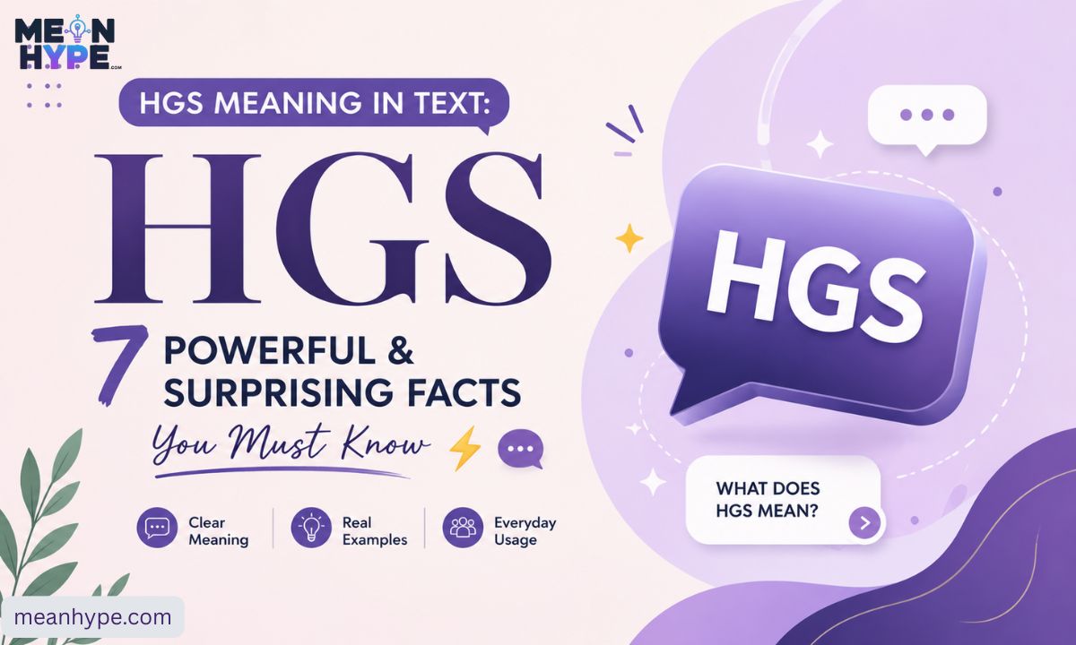 HGS meaning in text