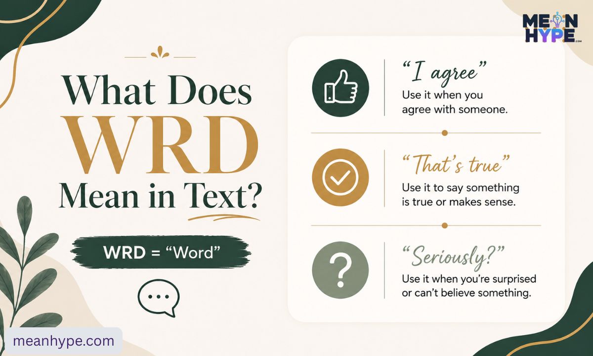 what does wrd mean in text