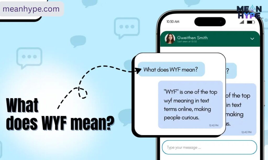 WYF meaning in text.