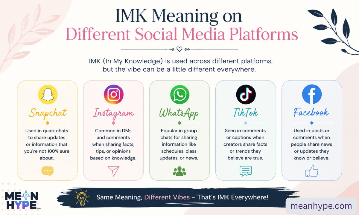  IMK meaning in text