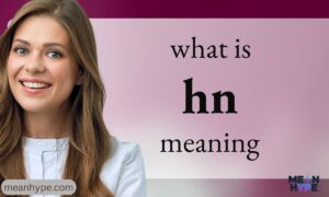 HN meaning in text