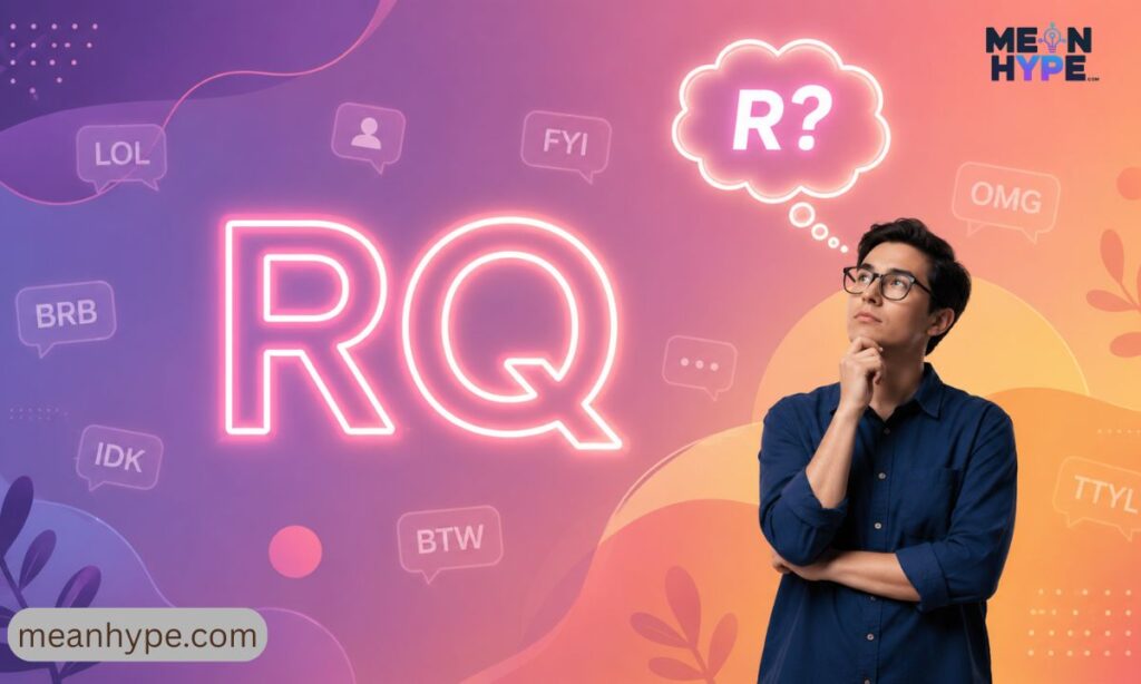 RQ Meaning in Text