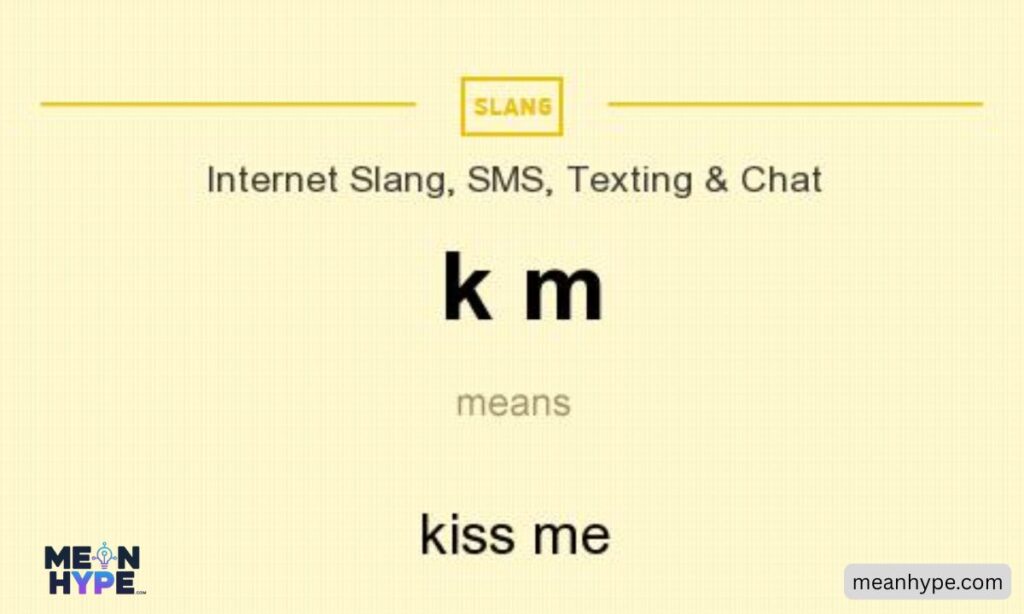 what does KM mean in texts