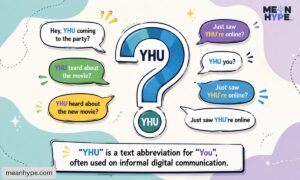 what does YHU mean in texts