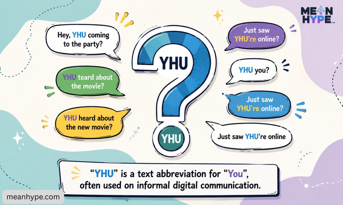 what does YHU mean in texts