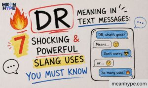 DR meaning in text messages