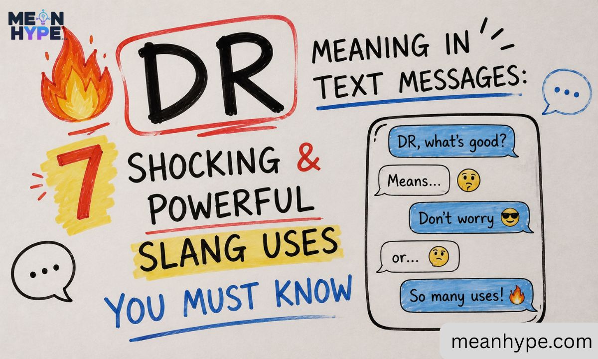DR meaning in text messages