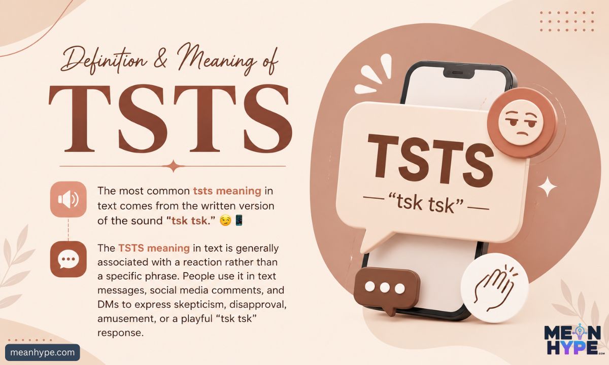 tsts meaning in text.