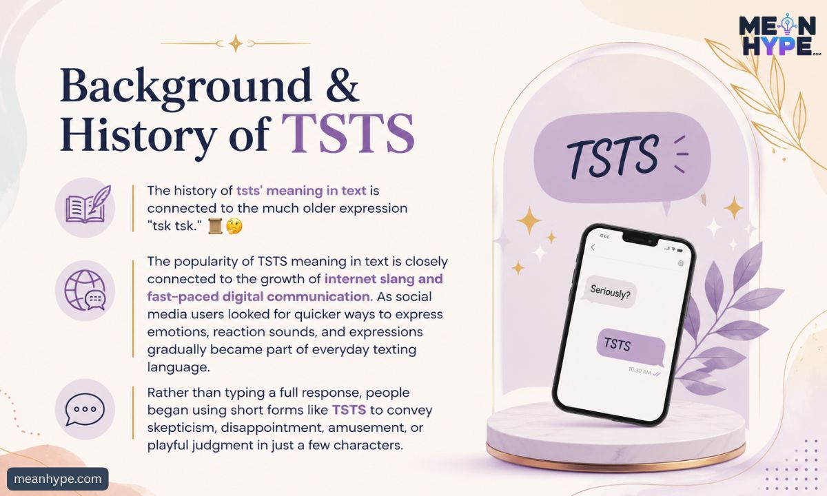 tsts meaning in text.