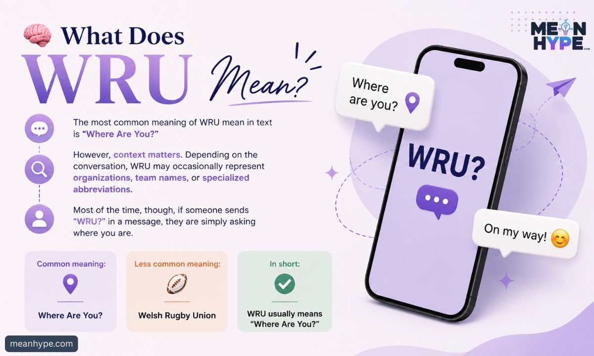 WRU mean in text