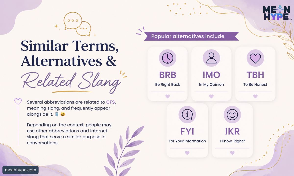 CFS Meaning slang