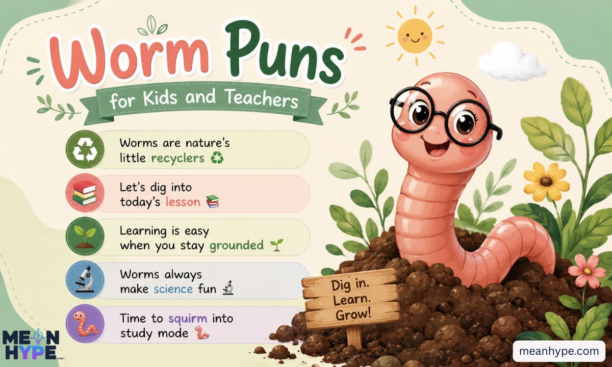worm puns