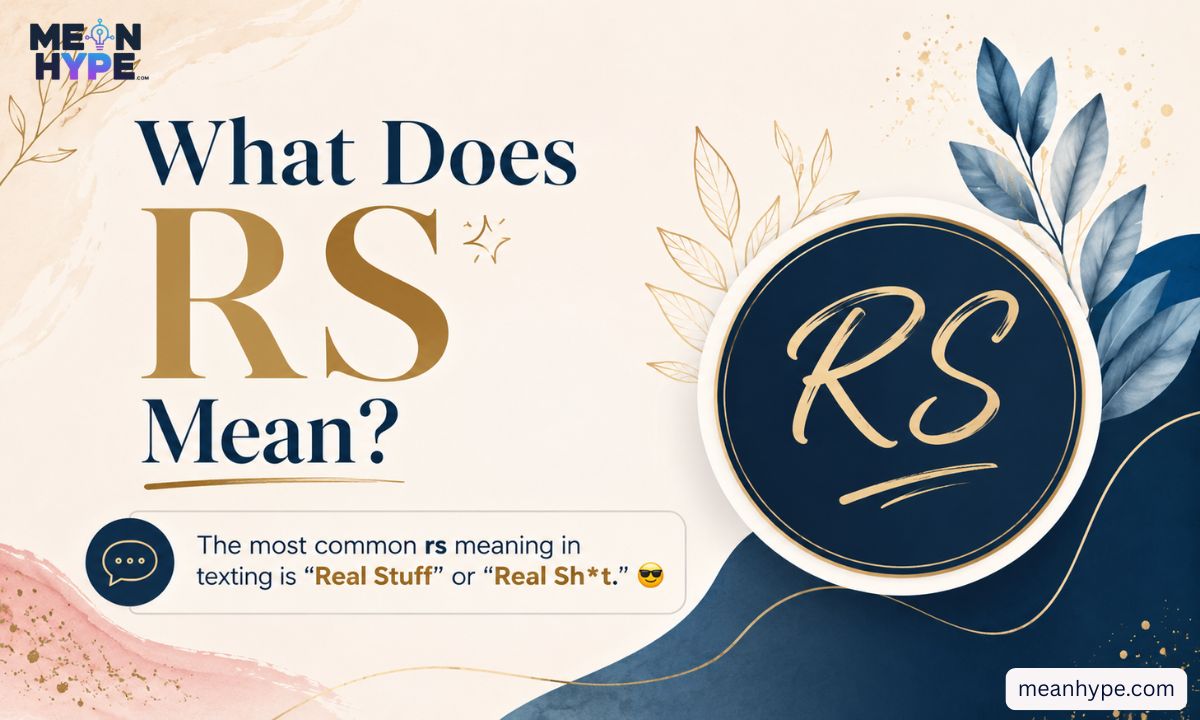 rs meaning