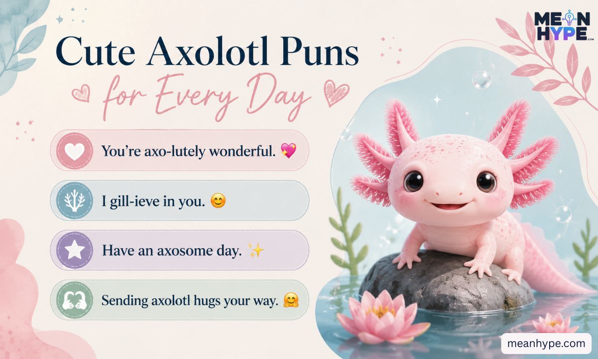 axolotl puns and jokes