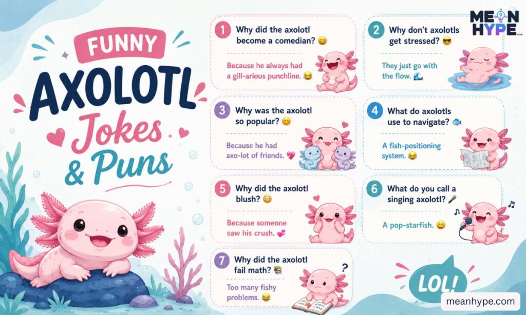 axolotl puns and jokes