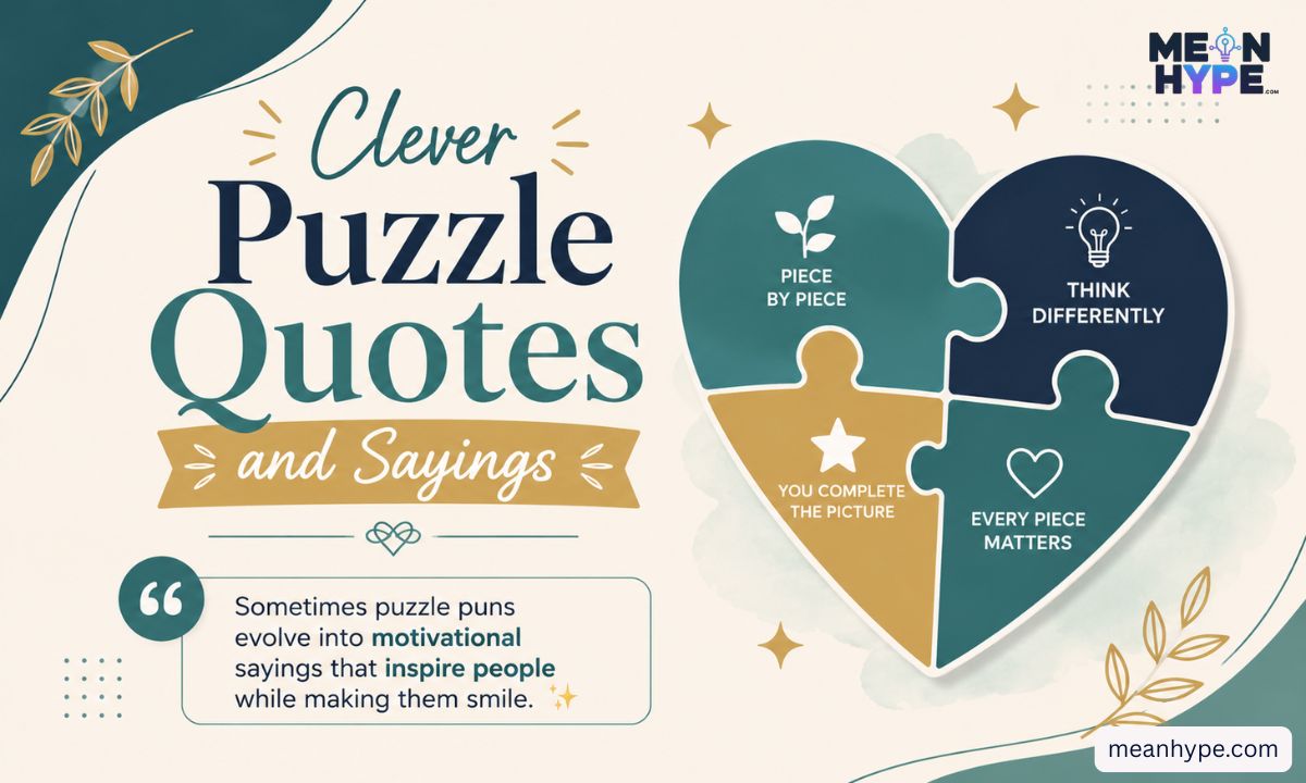 puzzle puns