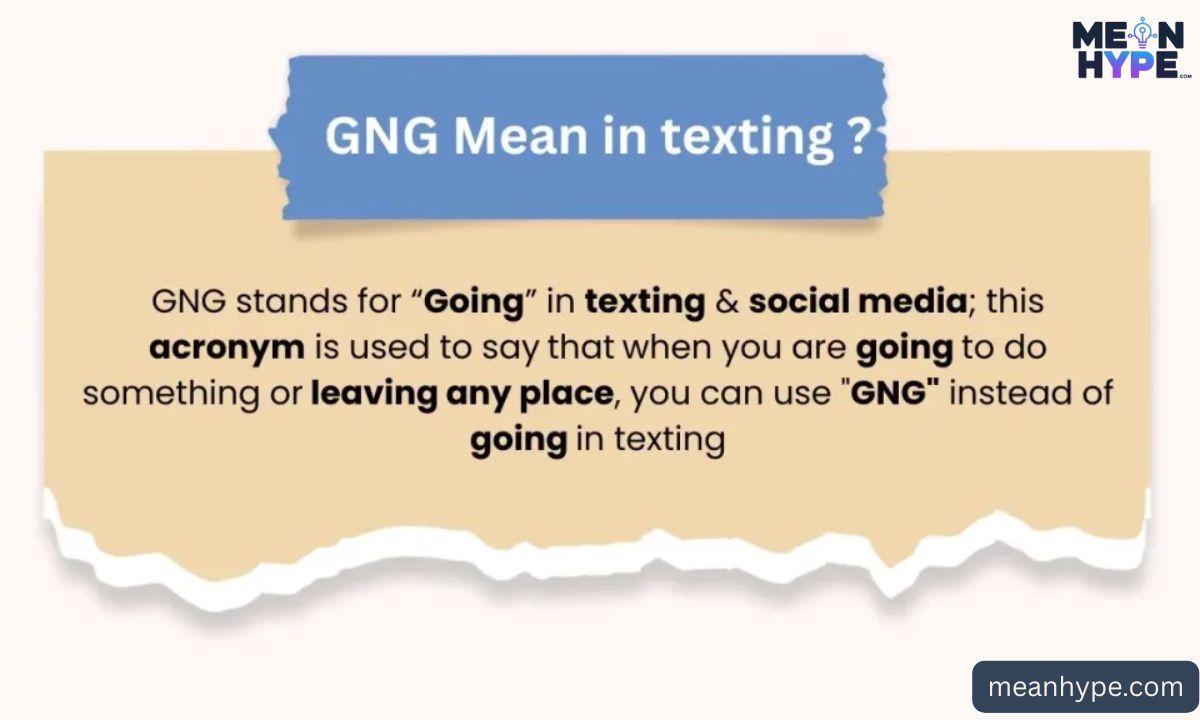 GNG meaning