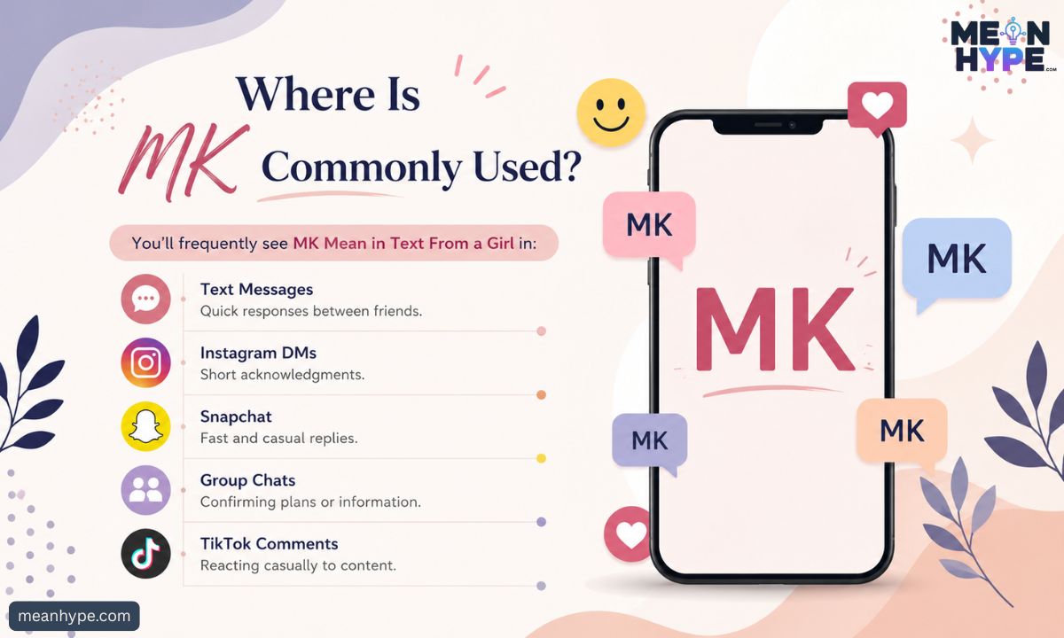 MK Mean in Text From a Girl