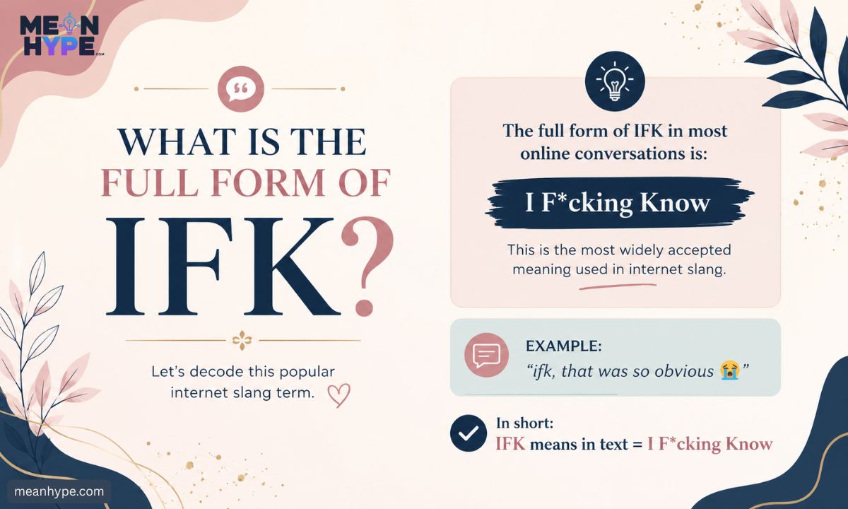 IFK mean in text