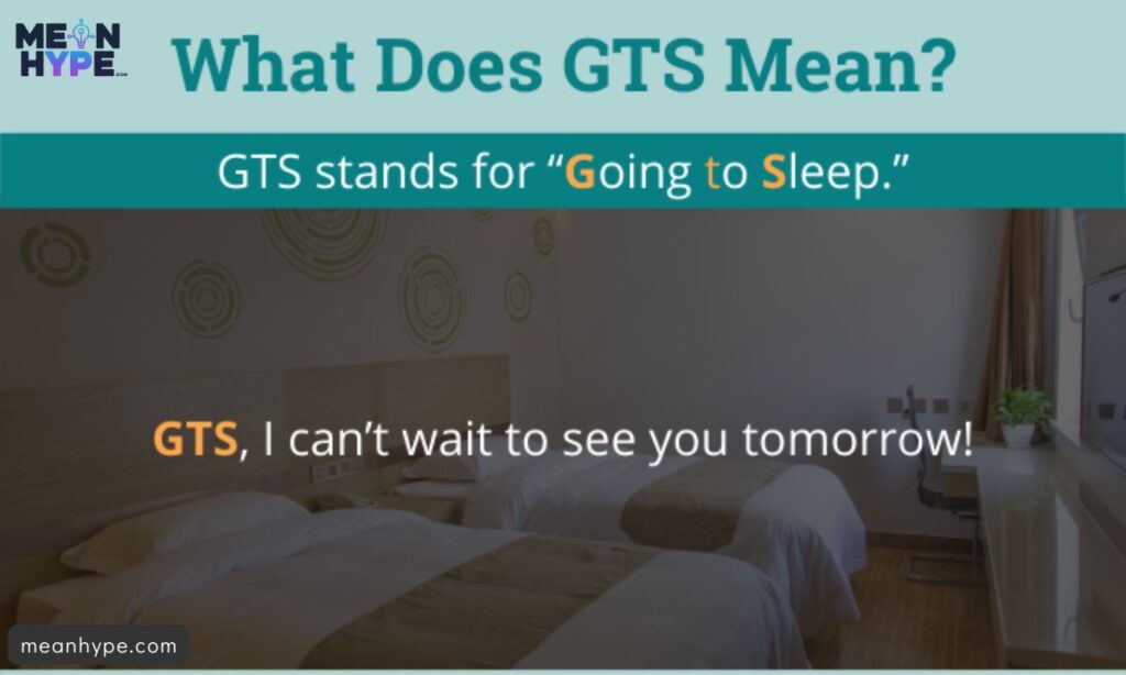 GTS mean in text