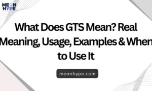 GTS mean in text