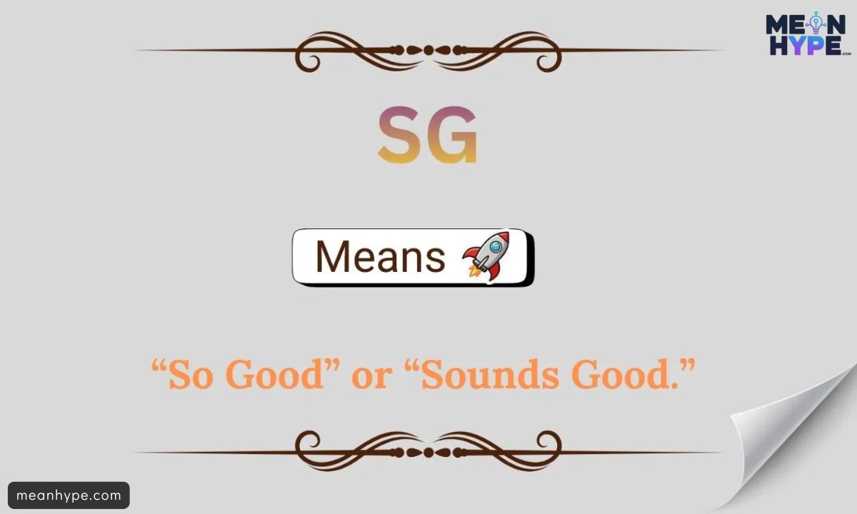 SG mean in text