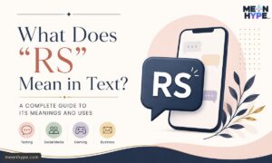 What Does RS mean in text