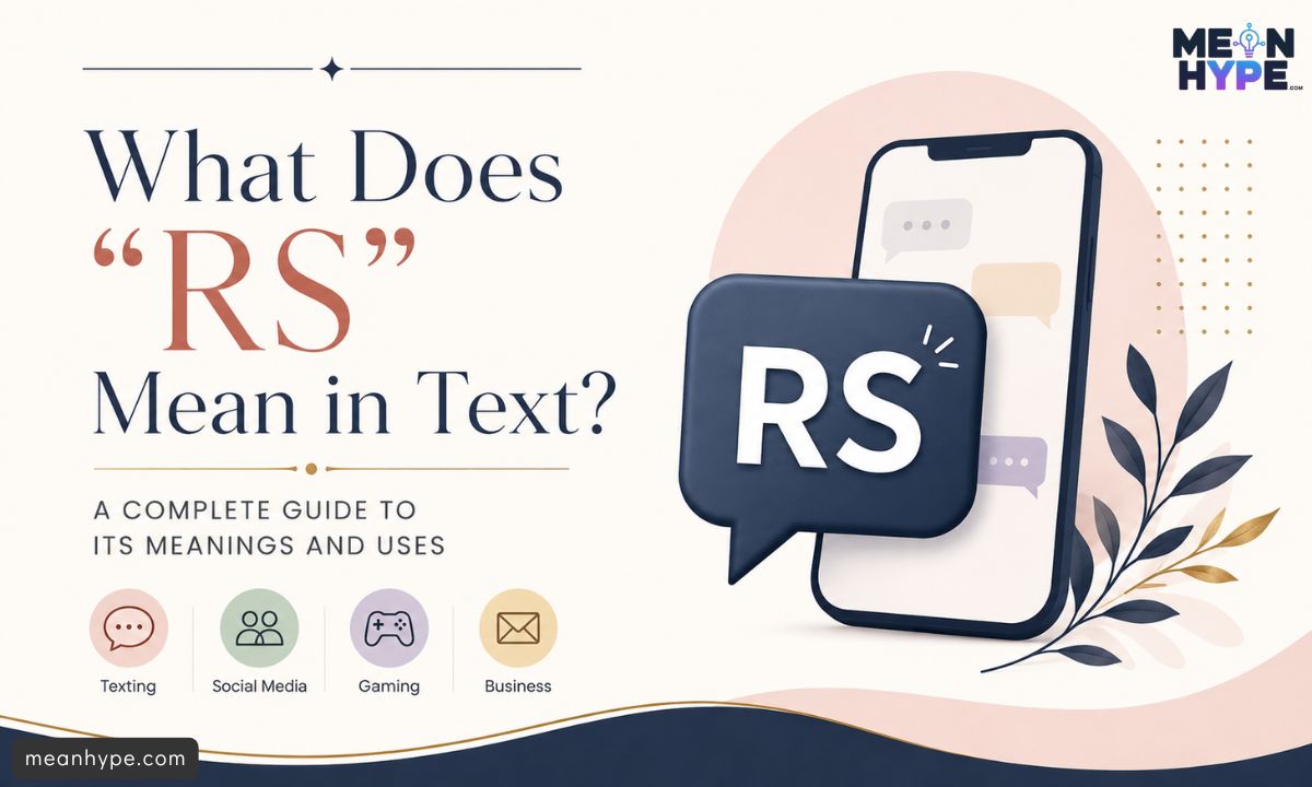 What Does RS mean in text