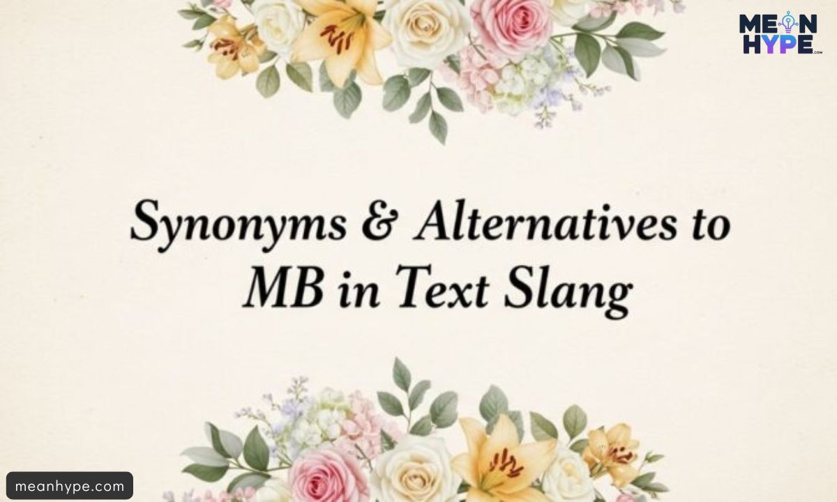 MB means in text