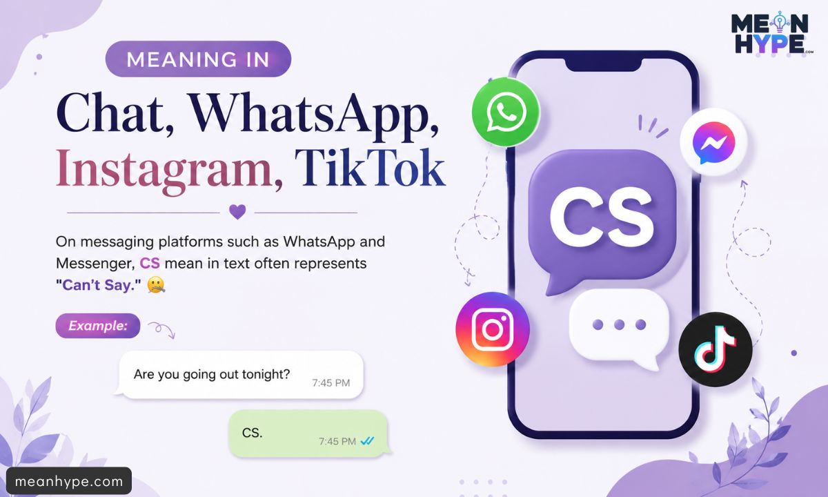 CS mean in text