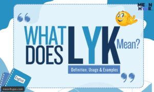 What Does LYK mean in text