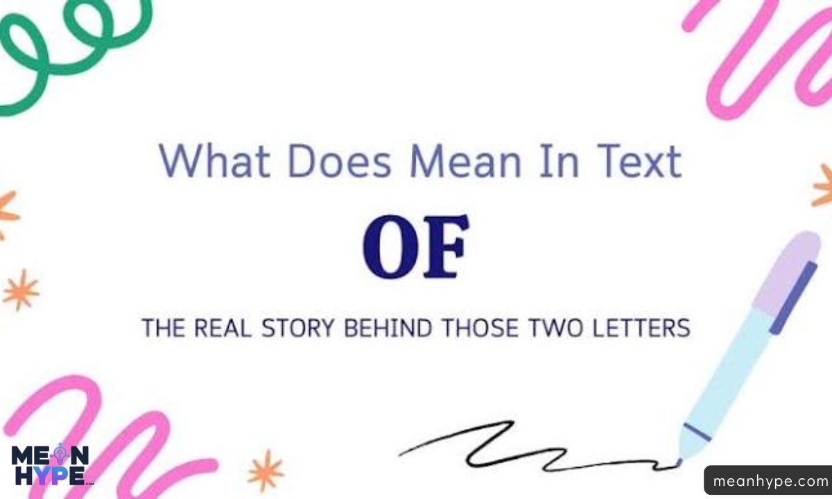 OF Mean in Text