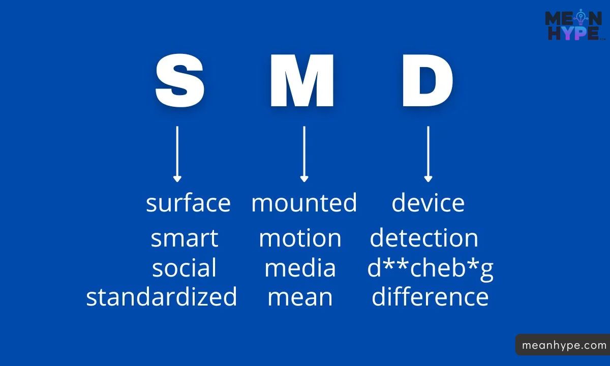 What Does SMD Mean in Text