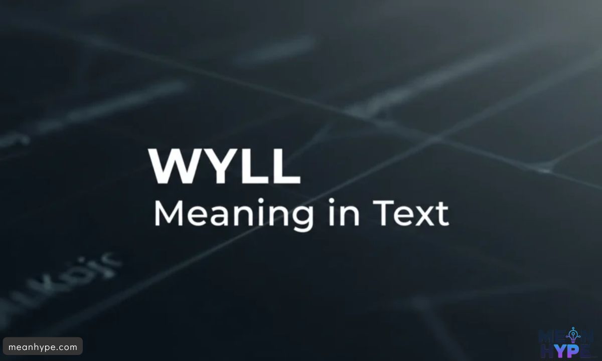 wyll mean in text