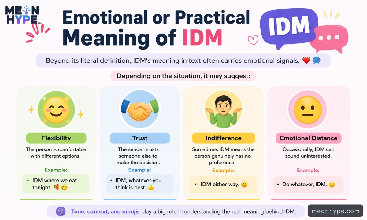 IDM meaning in text