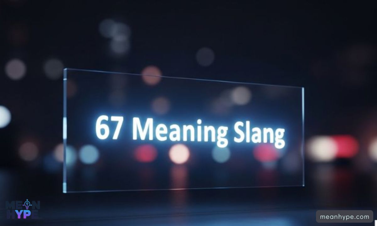 67 Meaning Slang