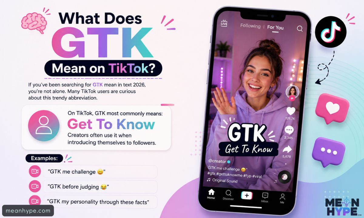 GTK mean in text 2026