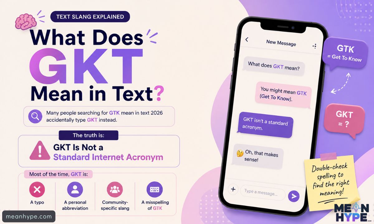 GTK mean in text 2026