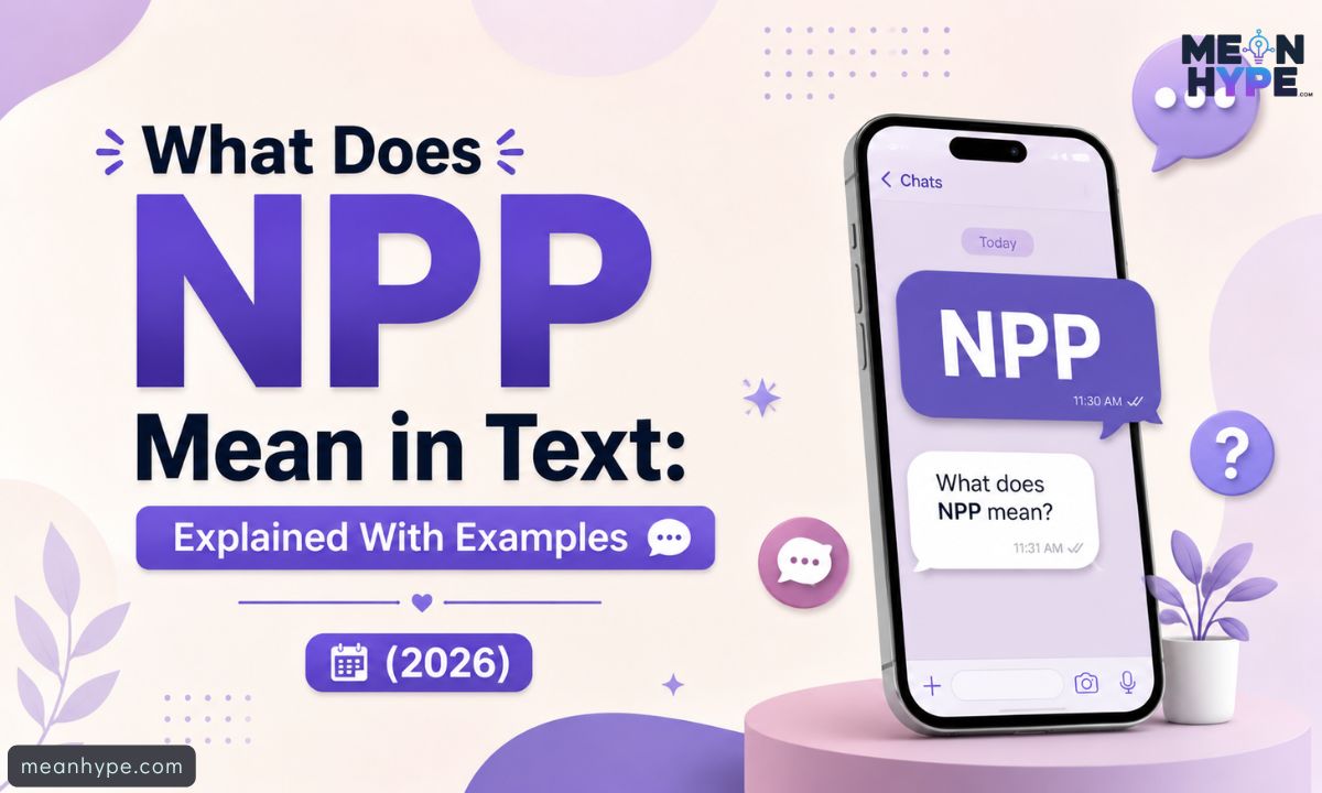NPP mean in text