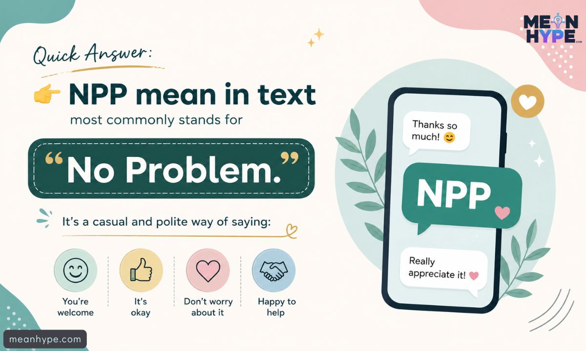 NPP mean in text