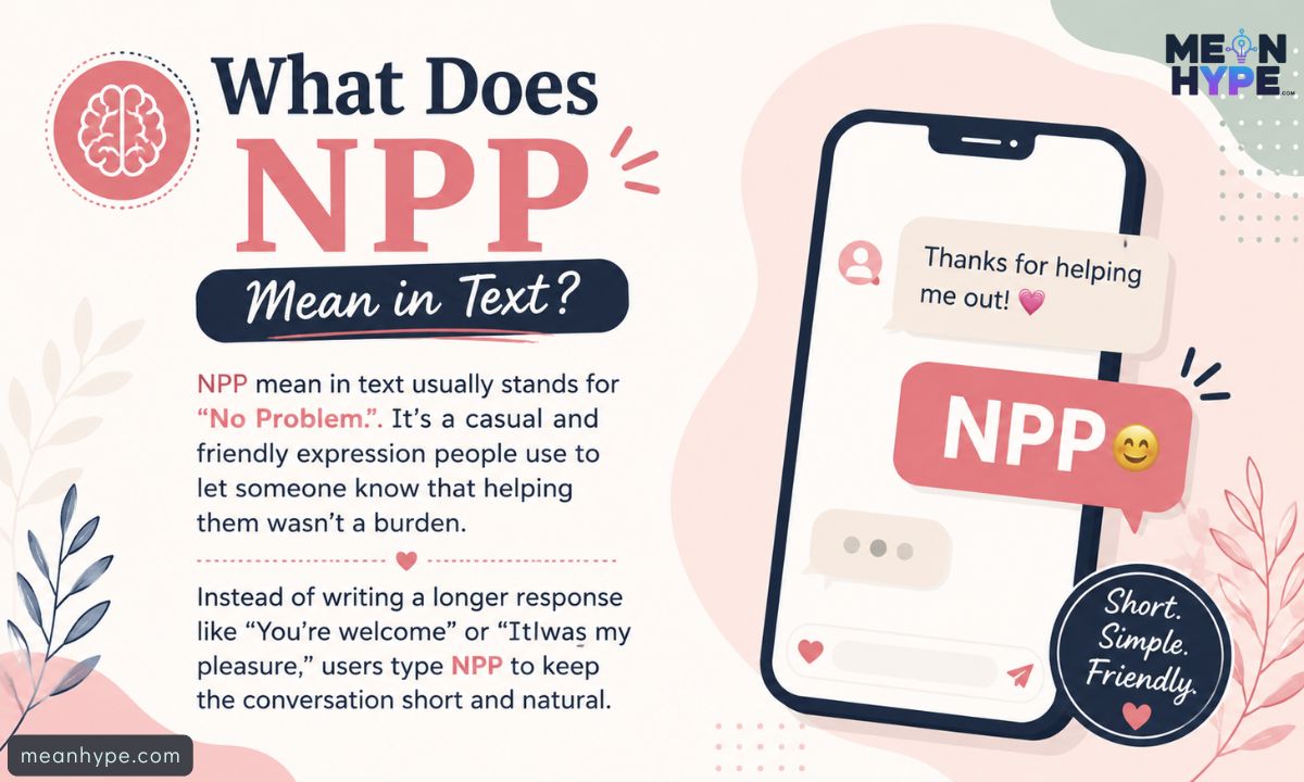 NPP mean in text