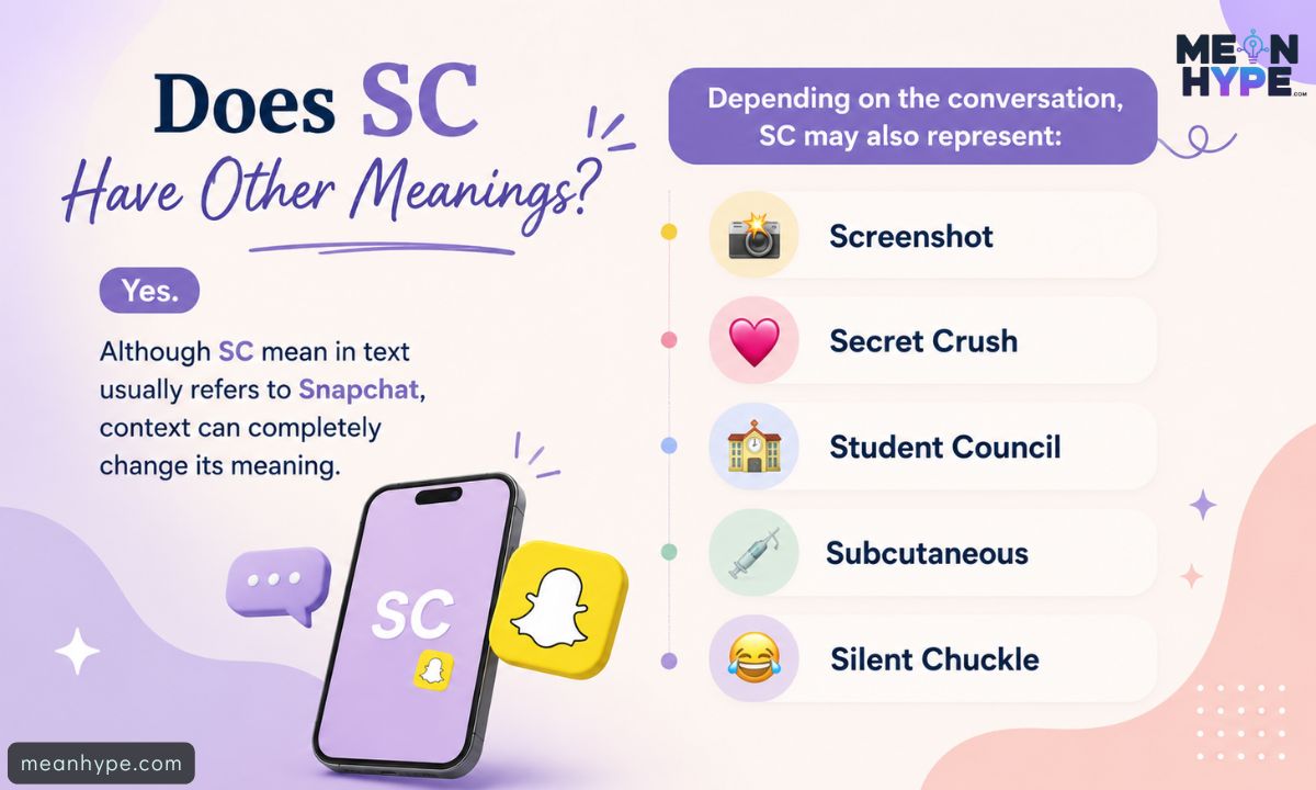 SC mean in text