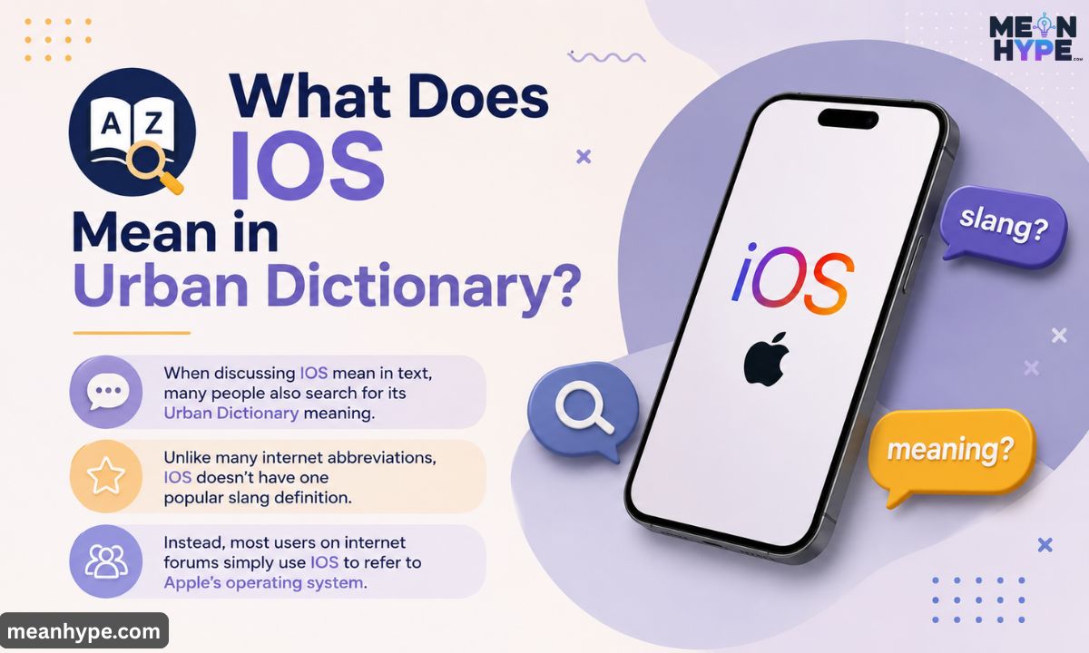 IOS mean in text