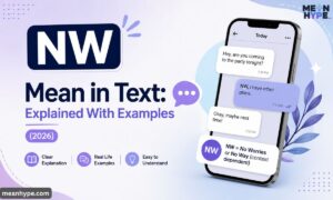 NW mean in text